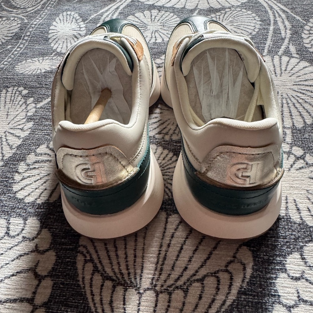 Cole Haan Teal and Tan Men's Sneakers - Picture 4 of 7